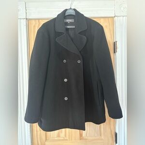 Kenneth Cole Reaction Black Peacoat Size XL Men’s Eaiac